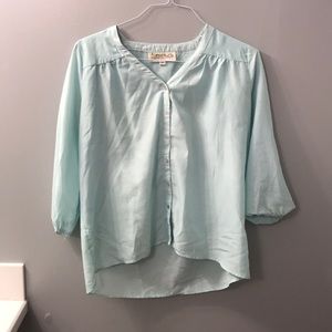 Light blue blouse